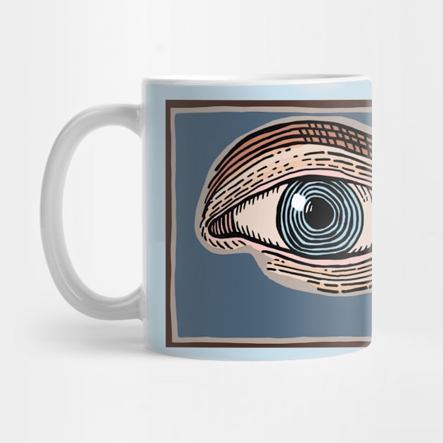 Engraved Eye Study in Color by JSnipe